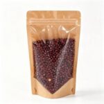 Kraft Transparent Stand-Up Zipper Bag