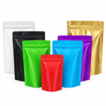 Colorful Stand-Up Self-Sealing Bag (No Window)